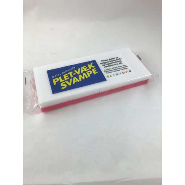 Svamp melamin "Plet væk svamp" 4stk/pak