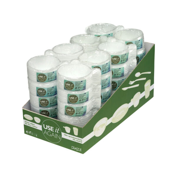 USE it AGAIN | Kaffekop, 27 cl, 6 stk./pk. | Plast1