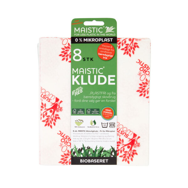 Maistic | Klude, plastfri | 8 stk.