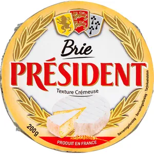 PRESIDENT BRIE RUND 200 G