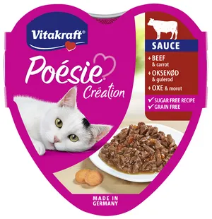 Poesie Oksekød ; Gulerødder 85,00 g