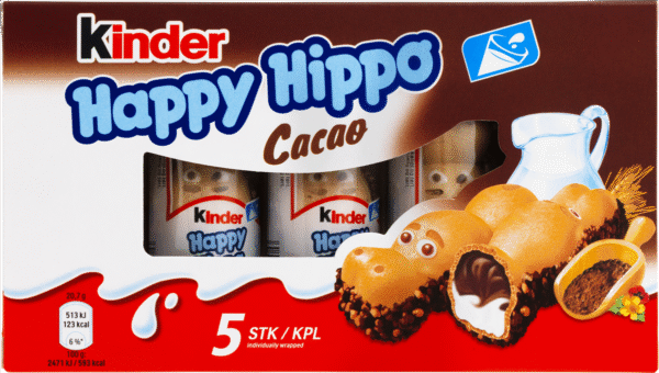 Kinder Happy Hippo 5 Pak 105,00 g
