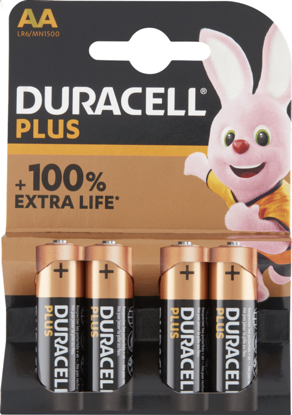 DURACELL PLUS POWER AA 4 ST / Belgien