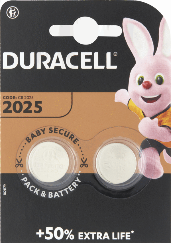 DURACELL ELEKTRONIC CR2025 2 ST / Belgien