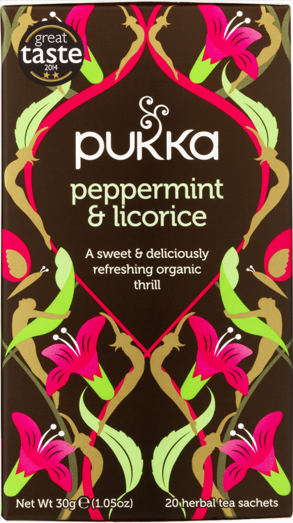 PUKKA PEBERM/LAKRID TE ØKO 20 ST / England