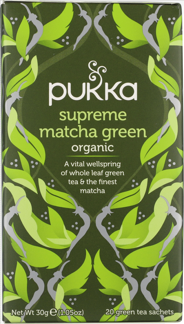 PUKKA GREEN MATCHA TE ØKO 20 ST / England