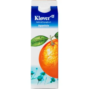 Kløver Yoghurt m. appelsin
