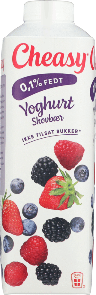 CHEASY YOGHURT SKOVBÆR 1000 GR / Danmark