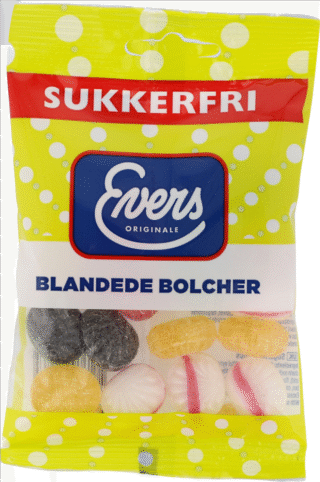 EVERS BLANDEDE BOLCHER SF 70 GR / Danmark