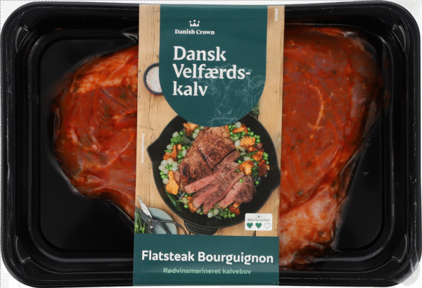 Flatsteak Bourguignon Kalv 400 g / Danmark