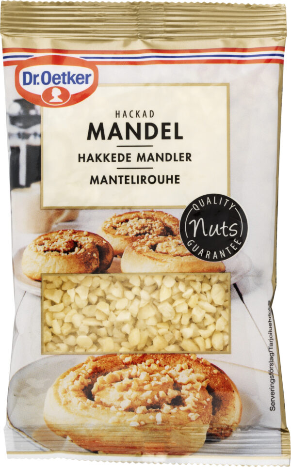 Mandler hakkede, Dr. Oetker