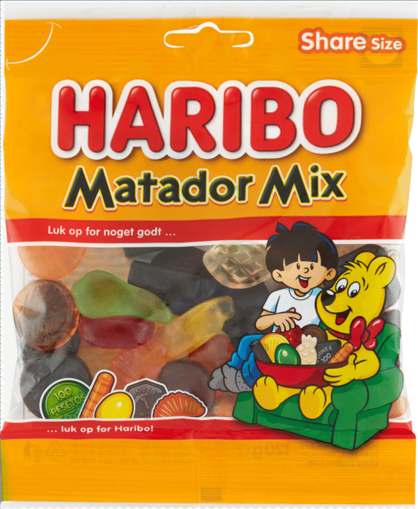 HARIBO MATADOR MIX 120 GR / Danmark
