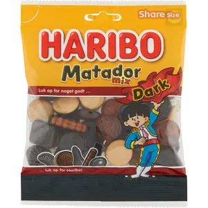 HARIBO MATADOR MIX DARK 120 GR / Danmark