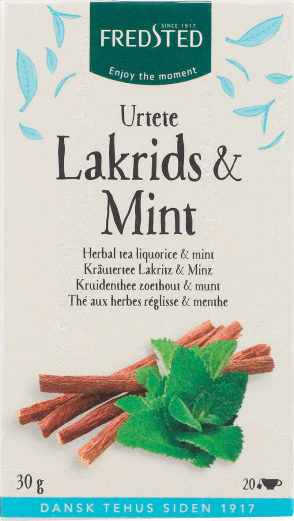 FREDSTED LAKRIDS/MINT TE 20 ST / Sri lanka