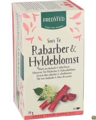 Fredsted Rabar/hyldebloms	20 brev