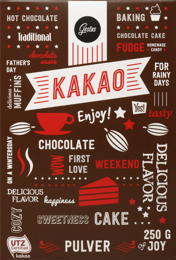 Kakaopulver, Gestus 250 g
