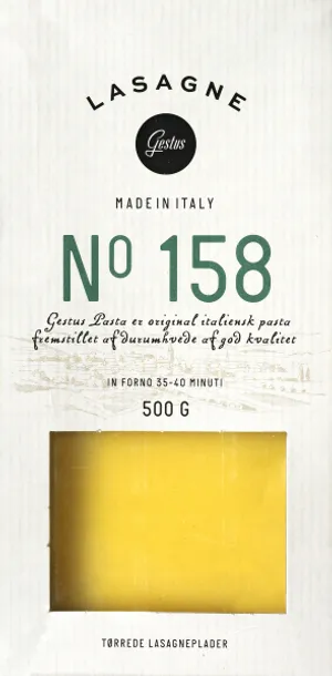 Gestus Lasagne Plader 500,00 g