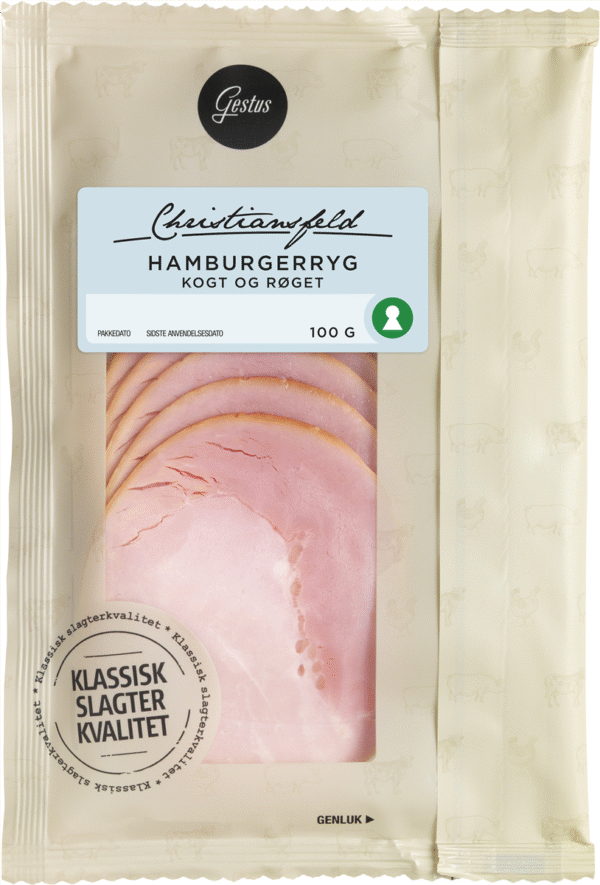 GESTUS HAMBURGERRYG 80 GR / Danmark
