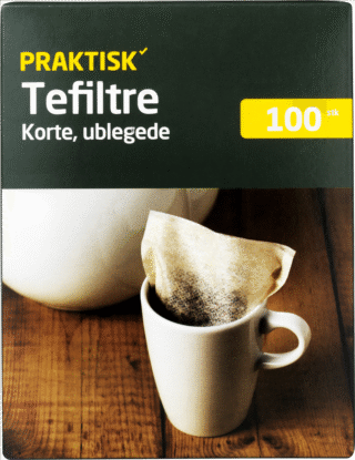 PRAKTISK TEFILTRE KORTE 100 ST / Portugal