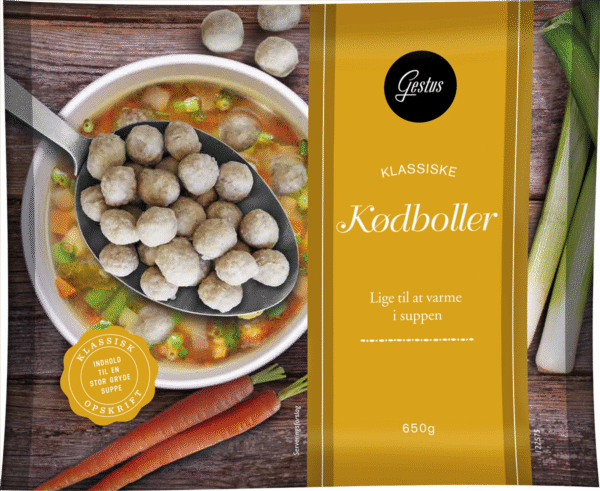 GESTUS KØDBOLLER 650 GR / Danmark
