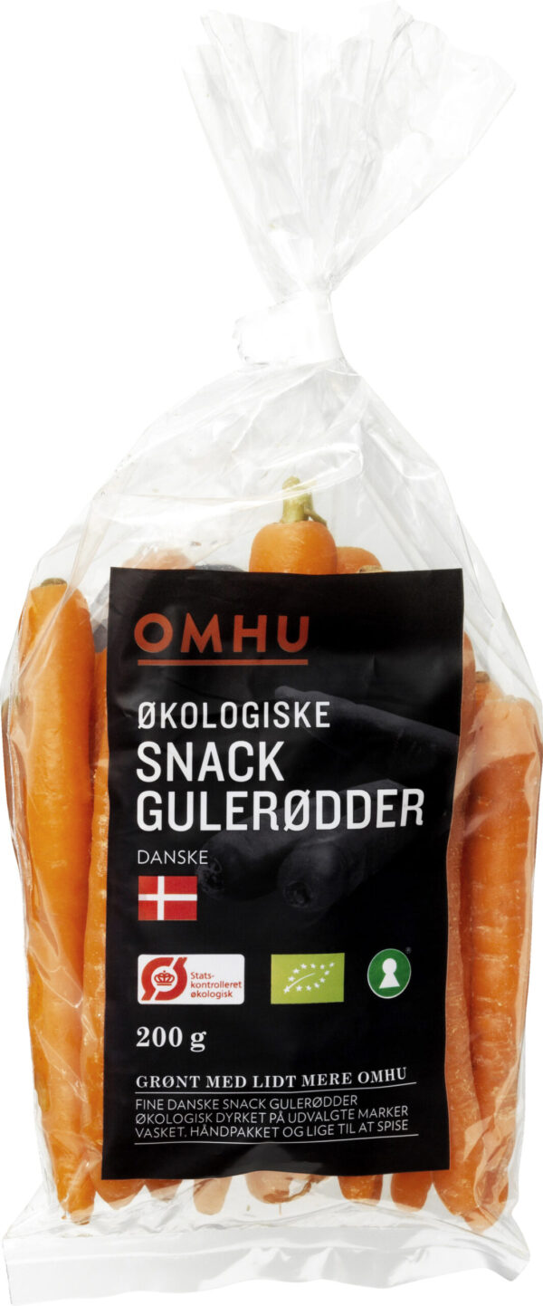 ØKO SNACK GULERØDDER(OMHU) 200 G
