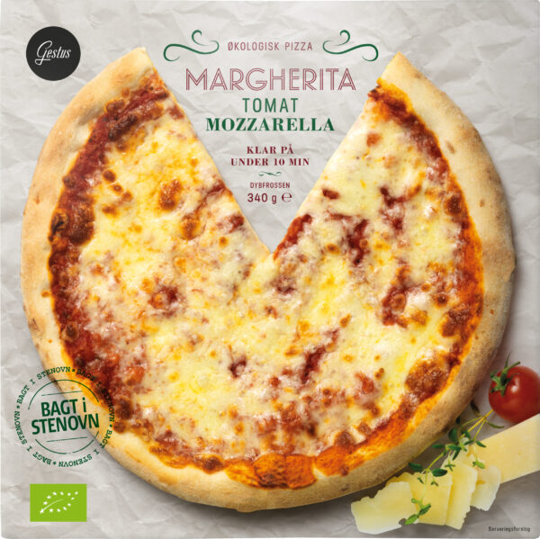 GESTUS PIZZA MARGHERIT ØKO 340 GR / Italien