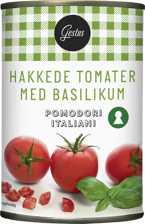 GESTUS TOMAT M/BASILIKUM 400,00 gr