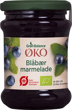 MARMELADE BLÅBÆR ØKO 265 G/Danmark