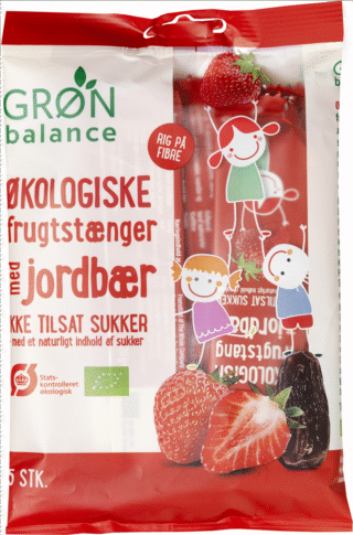 GB FRUGTSTANG JORDBÆR ØKO 100 GR / Danmark
