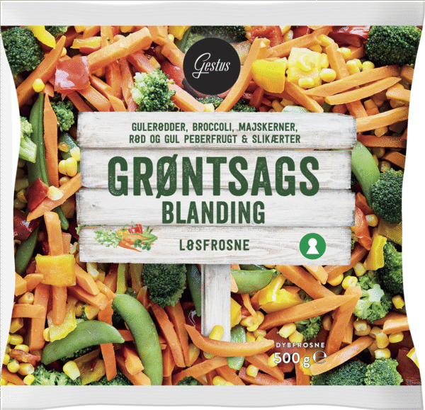 GESTUS GRØNTSAGSBLANDING 500 GR / Polen
