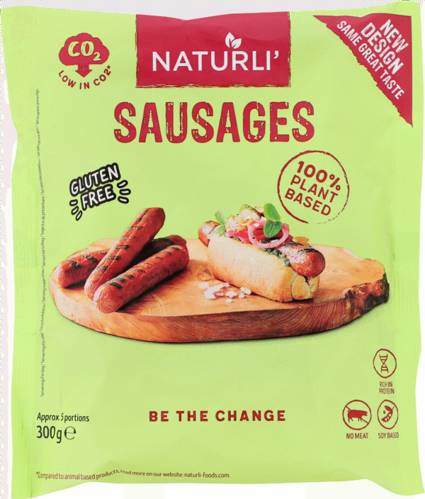 NATURLI' SAUSAGES 300 GR / Sverige
