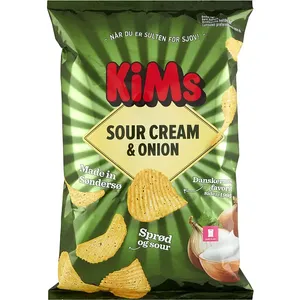 KIMS SOUR CREAM & ONION 170 GR / Danmark