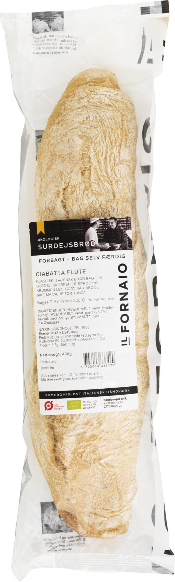 IL F. CIABATTA FLUTE ØKO