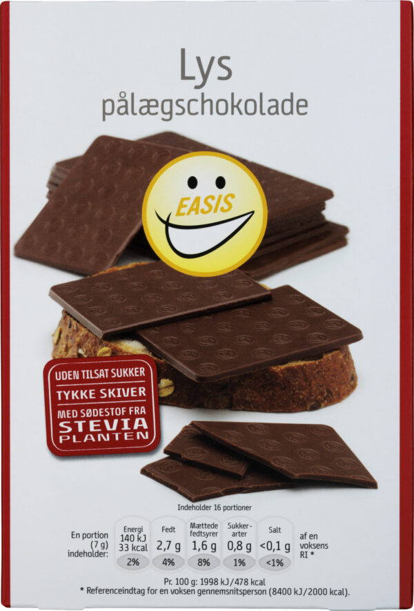 EASIS PÅLÆGSCHOKOLADE MÆLK