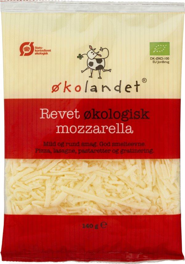 ØKOLANDET MOZZA REVET ØKO 140 G