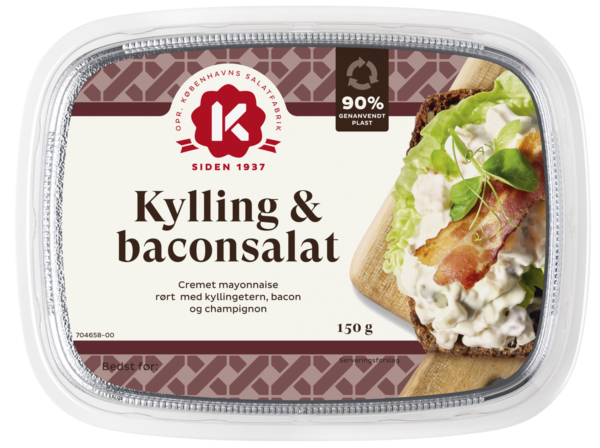 K-Salat Kylling Med Bacon 150 g / Danmark