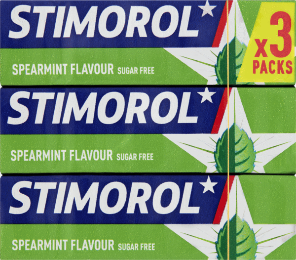 Stimorol Tyggegummi m. spearmint 3-pak 42,00 g