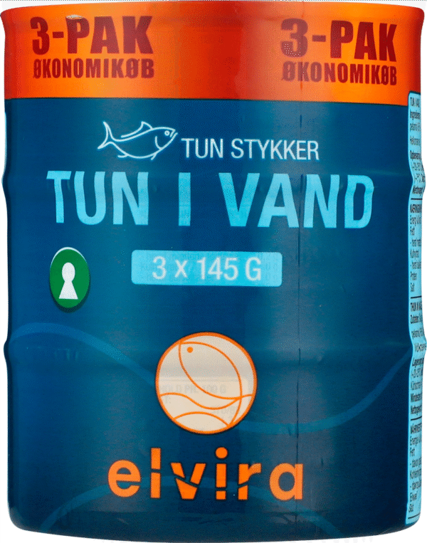 ELVIRA TUN I VAND 3-PAK 435 GR / Papua new guinea