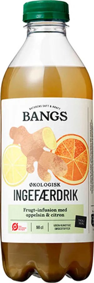Økologisk ingefærdrik 0,98 l