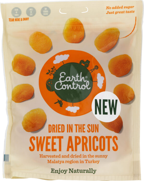 Earth Control Soltørrede abrikoser 250,00 g