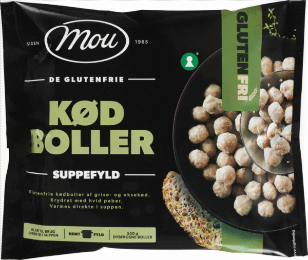 MOU KØDBOLLER GLF 550 GR / Danmark