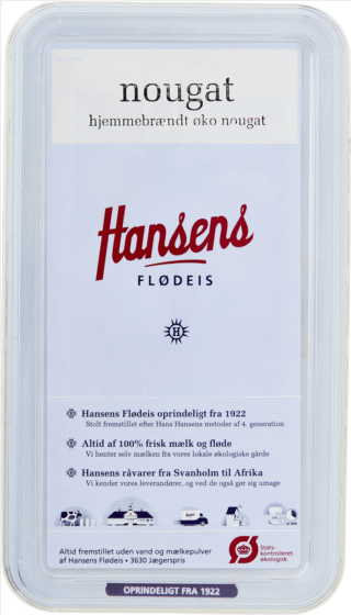 Nougat flødeis 0,73 l
