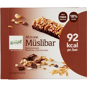K.v. Muslibars Mørk 4 Pk 100g