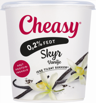 CHEASY SKYR VANILJE 0,2% 1000 GR / Danmark