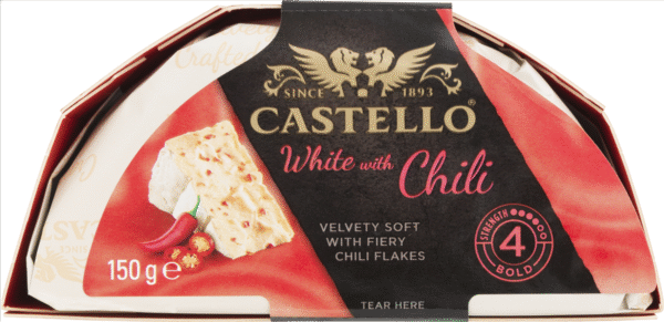 CASTELLO HVID MED CHILI 150 GR / Danmark