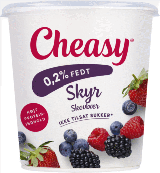 CHEASY SKYR SKOVBÆR 0,2% 1000 GR / Danmark
