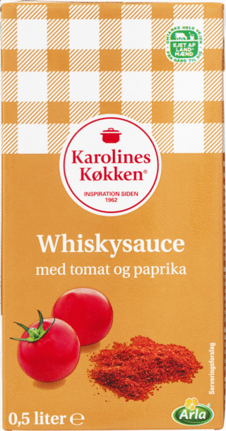 KK WHISKYSAUCE TOMAT/PAP. 500 ML / Danmark