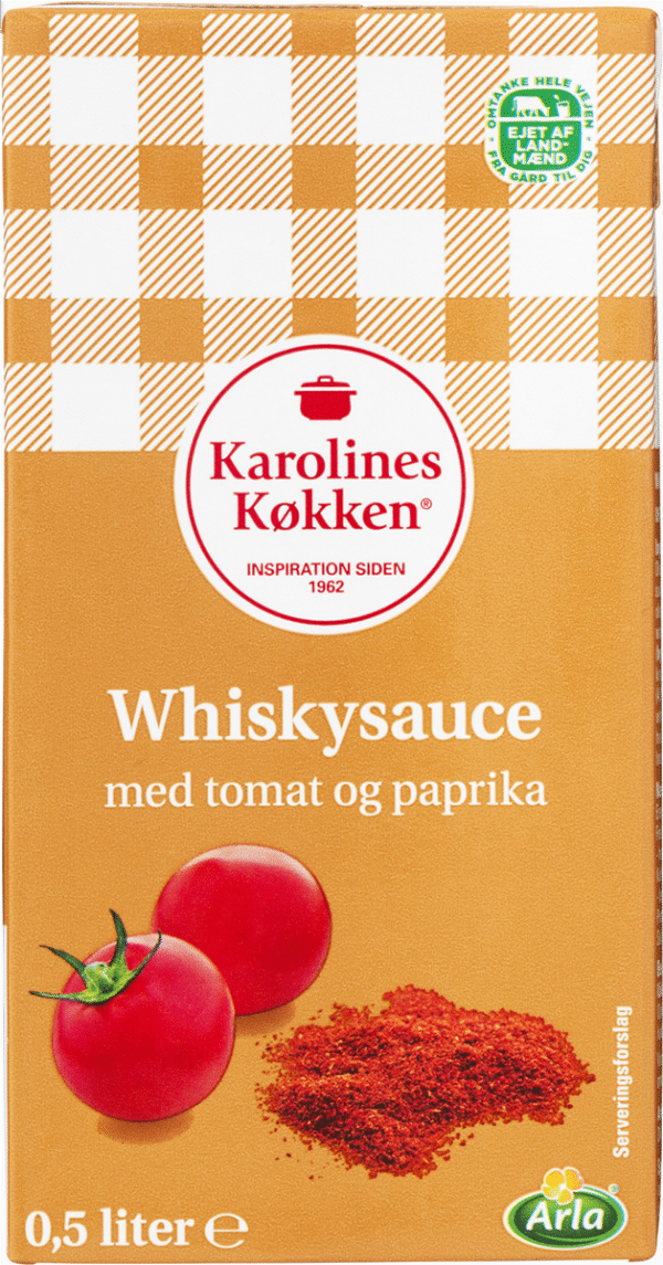 KK WHISKYSAUCE TOMAT/PAP. 500 ML / Danmark