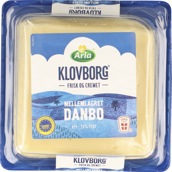 KLOVBORG SKIVEOST 45+ ML 240 GR / Danmark