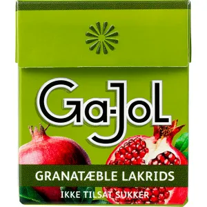 GA-JOL GRANATÆBLE LAKRIDS SUK. FRI 23G